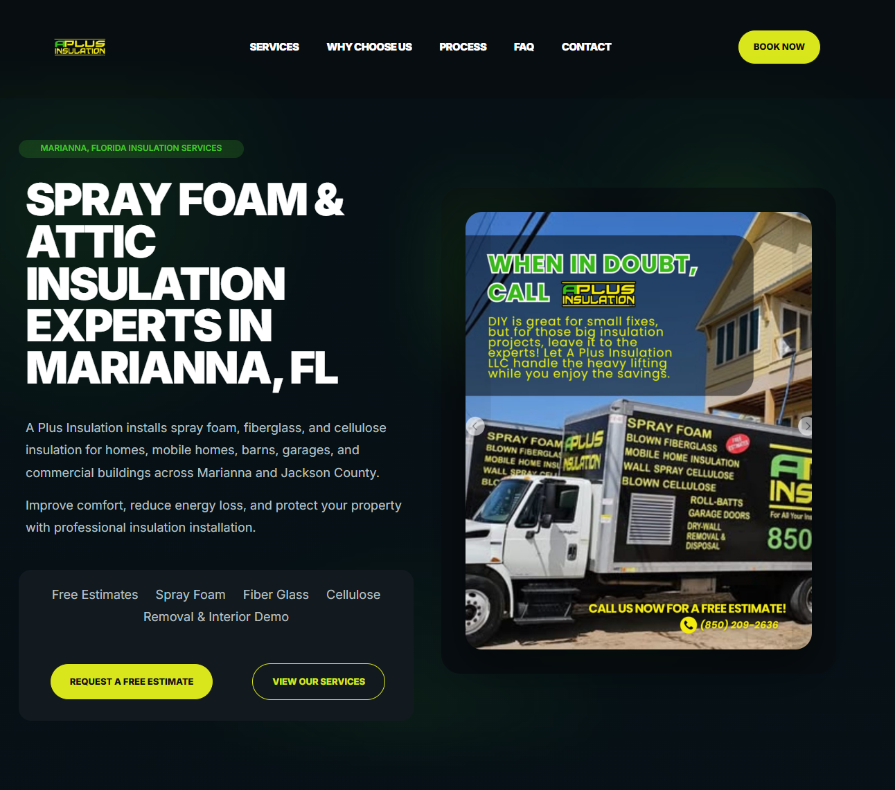 small business website design example built to generate leads